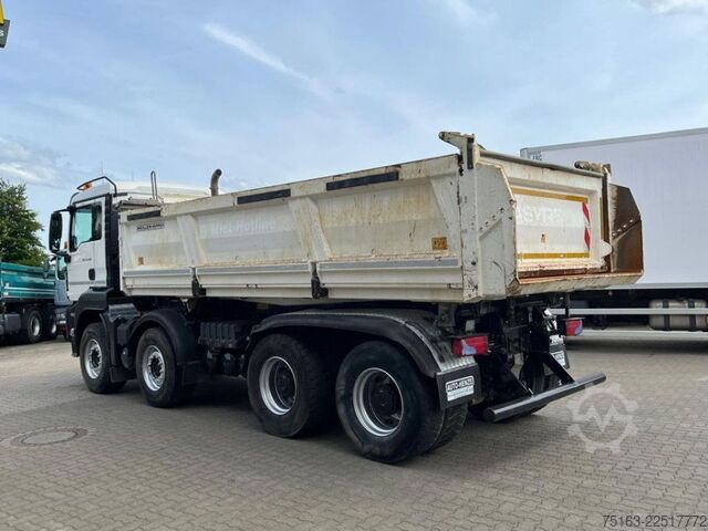 Three-sided tipper truck MAN TG-S 35.460 BB 8x4 4-Achs Kipper Bordmatik