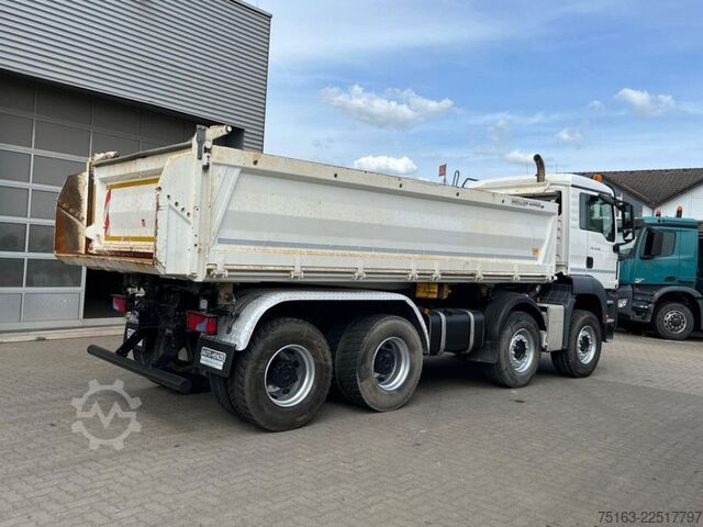 Tipper truck MAN TG-S 35.460 BB 8x4 4-Achs Kipper Bordmatik