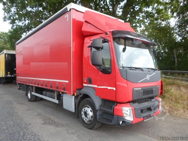 Flatbed truck with tarp VOLVO FL 280/ LBW/ EDSCHA VERDECK !!