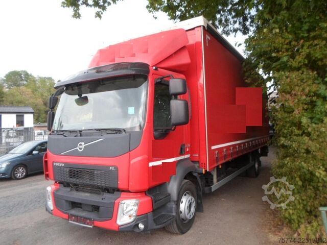 Flatbed truck with tarp VOLVO FL 280/ LBW/ EDSCHA VERDECK !!