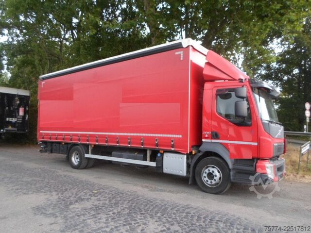Flatbed truck with tarp VOLVO FL 280/ LBW/ EDSCHA VERDECK !!