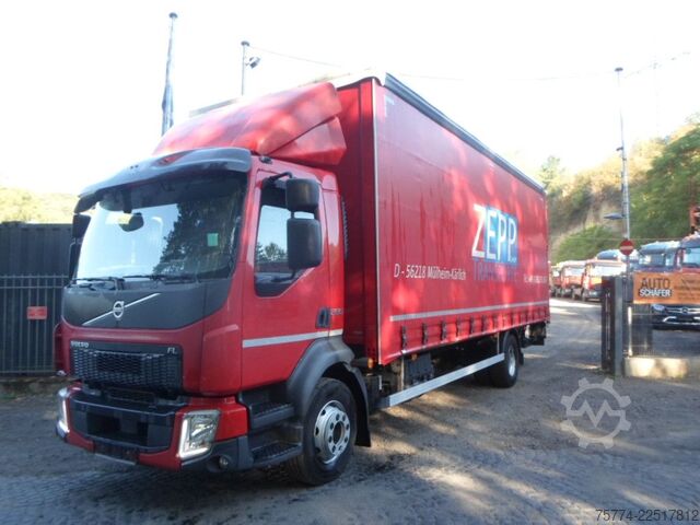 Flatbed truck with tarp VOLVO FL 280/ LBW/ EDSCHA VERDECK !!