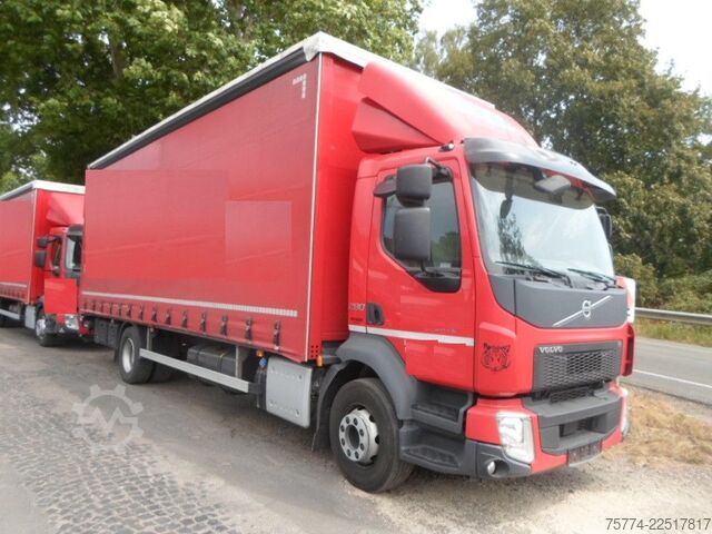 Flatbed truck with tarp VOLVO FL 280/ LBW/ EDSCHA VERDECK !!