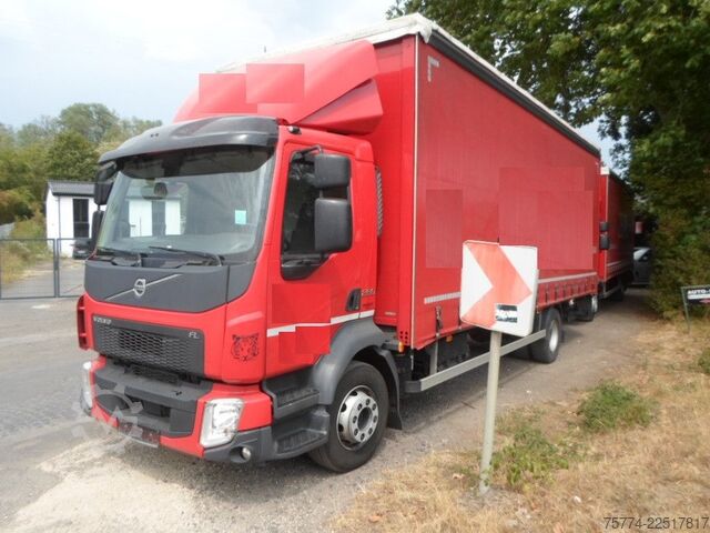 Flatbed truck with tarp VOLVO FL 280/ LBW/ EDSCHA VERDECK !!