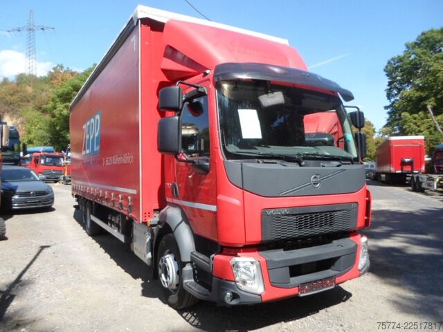 Flatbed truck with tarp VOLVO FL 280/ LBW/ EDSCHA VERDECK !!