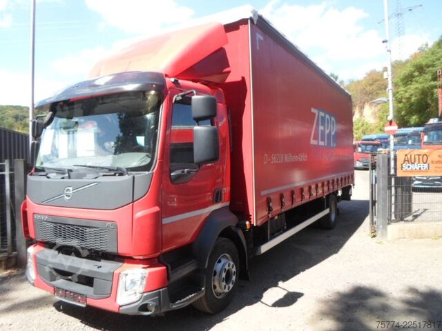 Flatbed truck with tarp VOLVO FL 280/ LBW/ EDSCHA VERDECK !!