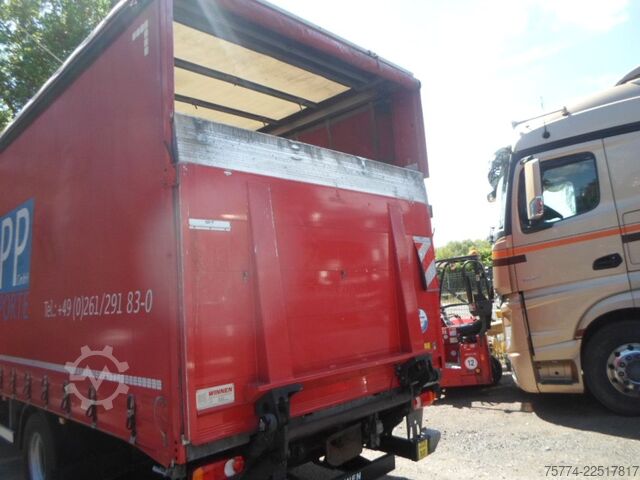 Flatbed truck with tarp VOLVO FL 280/ LBW/ EDSCHA VERDECK !!