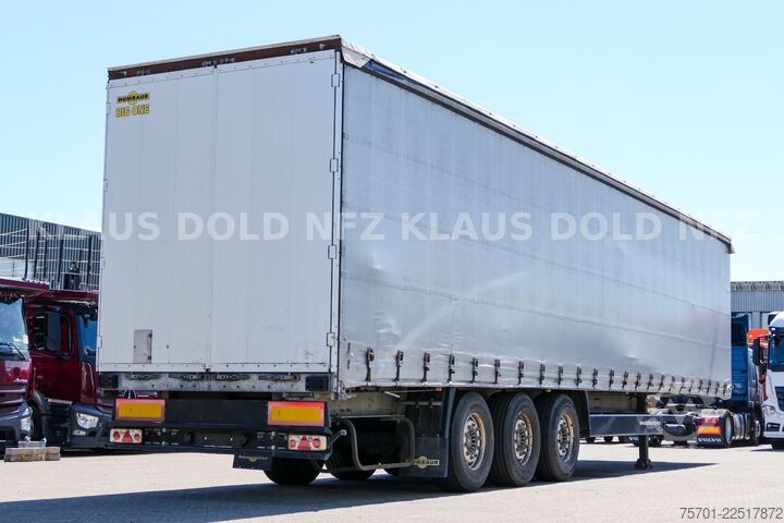 Open semitrailer with tarp HUMBAUR HSA 2006 Pritsche Plane SAF-Achsen