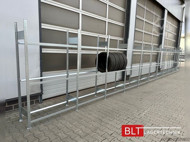 Modular shelf ca. 34,56 lfm. Reifenregale META für bis zu 360 Reifen! Neuware