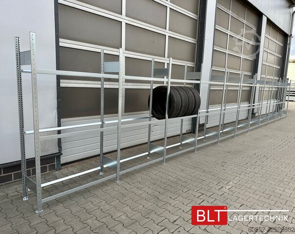 Modular shelf ca. 34,56 lfm. Reifenregale META für bis zu 360 Reifen! Neuware