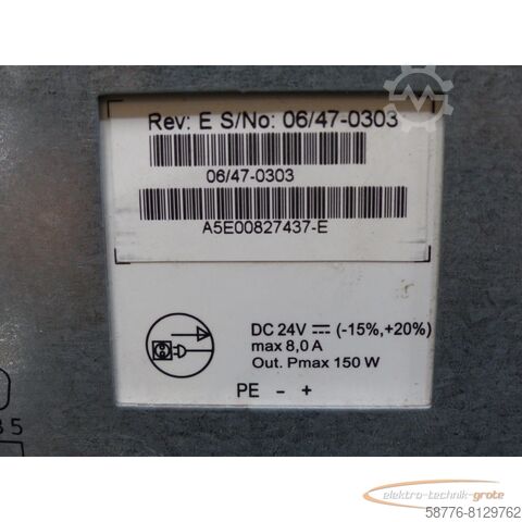 Component Siemens 6BK1000-0AE30-0AA0 Box PC 627-KSP EA X-MC SN:VPV1006755 , ohne Festplatte