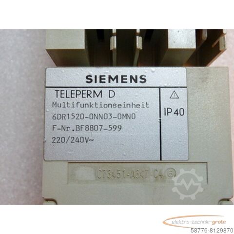 Component Siemens 6DR1520-0NN03-0MN0 Einh.