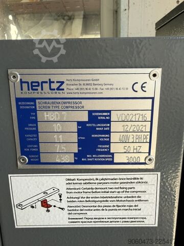 Screw compressor hertz HBD 7
