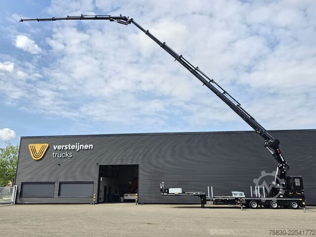 Tieflader Broshuis 3ABSD / EXTENADABLE / HIAB IQ 958 E9 + JIB 155-...