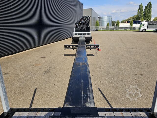 Tieflader Broshuis 3ABSD / EXTENADABLE / HIAB IQ 958 E9 + JIB 155-...