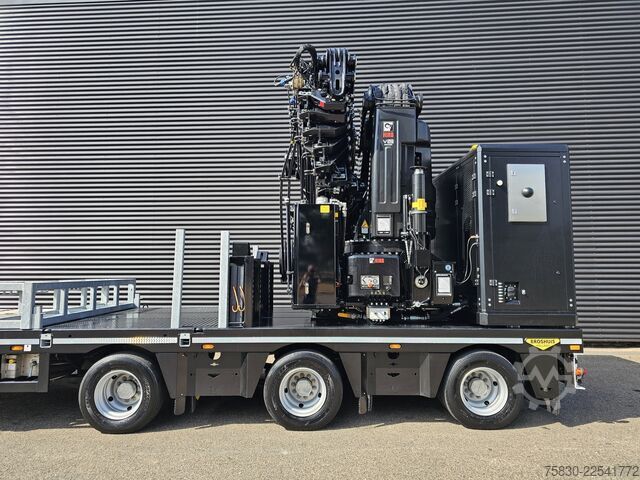 Tieflader Broshuis 3ABSD / EXTENADABLE / HIAB IQ 958 E9 + JIB 155-...