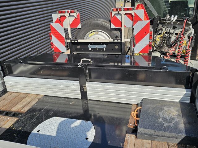 Low loader Broshuis 3ABSD / EXTENADABLE / HIAB 95 tm + JIB / ELECTR...
