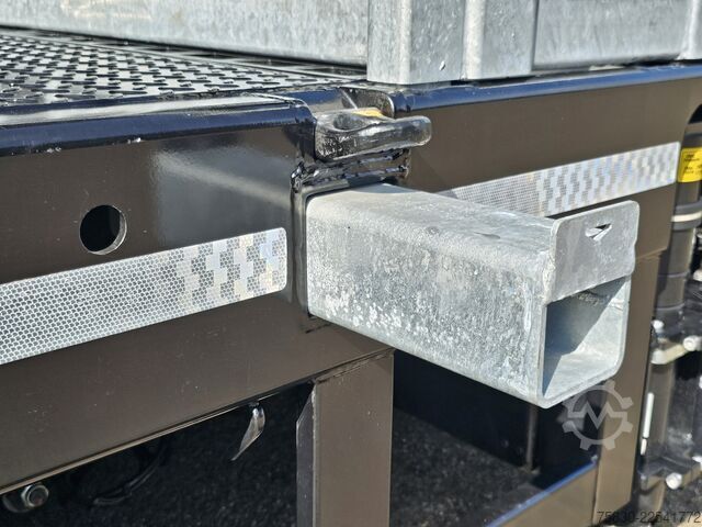 Low loader Broshuis 3ABSD / EXTENADABLE / HIAB 95 tm + JIB / ELECTR...