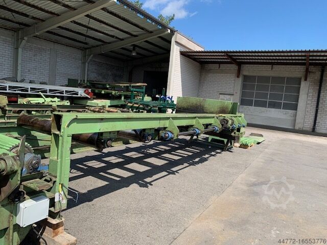 Creel roller conveyor with cross conveyor EWD Esterer RG 2000 Q