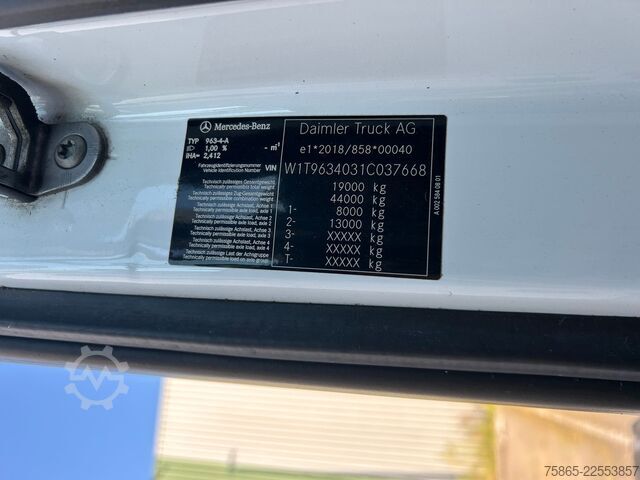 Standard tractor Mercedes-Benz Actros 1845 Gigaspace / Tacho V2 / 503 dkm / Bl...