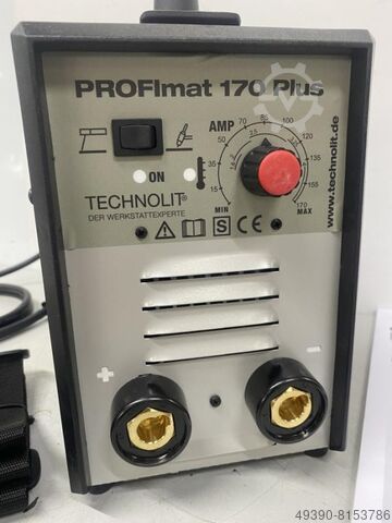 Inverter Schweißgerät zum E-Handschweißen; MMA-Schweißgerät, Inverterschweißgerät, Inverter-Schweißs Technolit Profimat 170 plus