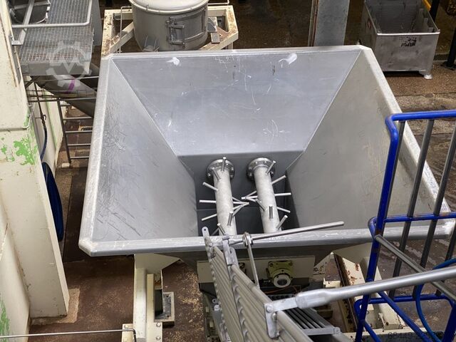 Produktvorratsbunker+Steilförderschnecke Heckmann Product aanvoerbunker + Opvoervijzel