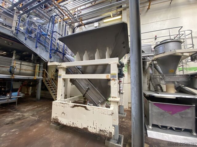 Produktvorratsbunker+Steilförderschnecke Heckmann Product aanvoerbunker + Opvoervijzel