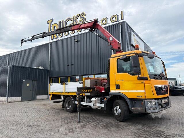 Kranwagen MAN TGL 12.280 + HMF 1120 K-4 + REMOTE + EURO 6 + 4...