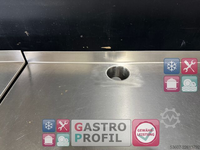 Edelstahl - Arbeitsschrank/Tisch Rational 