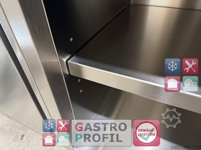 Edelstahl - Arbeitsschrank/Tisch Rational 