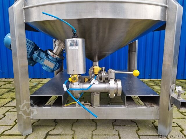 Edelstahlbehälter mit ATEX Rührwerk Waldner GmbH