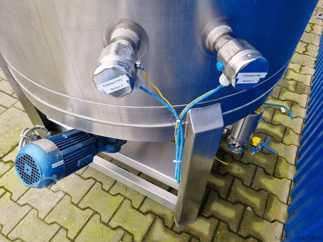 Stainless steel tank with ATEX agitator Waldner GmbH 