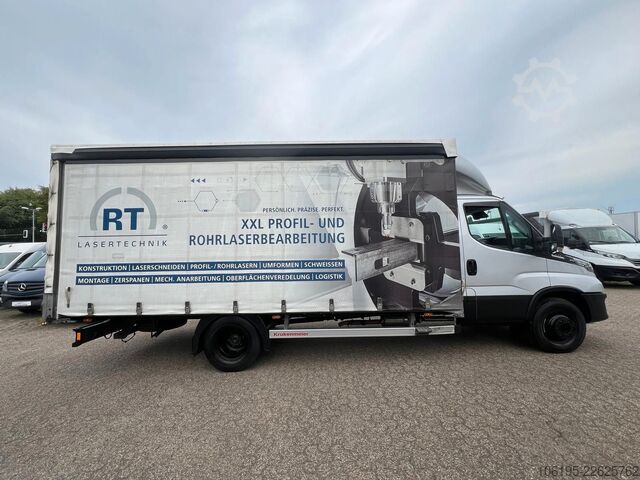 Transporter mit Pritsche & Plane IVECO Daily 70-210 Hi-Matic XXL Maxi Pritsche*1.Hand*