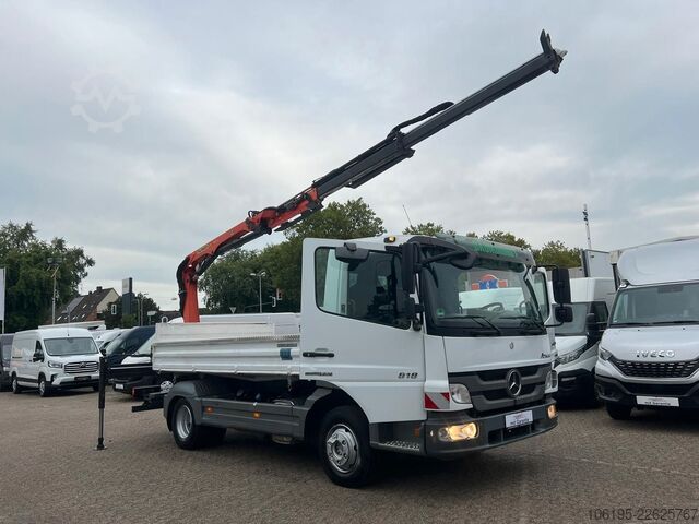 Dreiseitenkipper MERCEDES-BENZ Atego 818 Meiller Kipper Palfinger Kran
