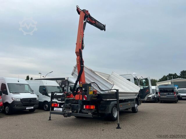 Dreiseitenkipper MERCEDES-BENZ Atego 818 Meiller Kipper Palfinger Kran