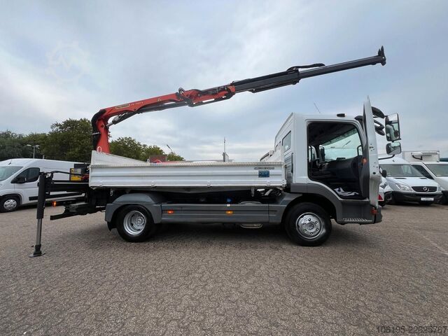Dreiseitenkipper MERCEDES-BENZ Atego 818 Meiller Kipper Palfinger Kran