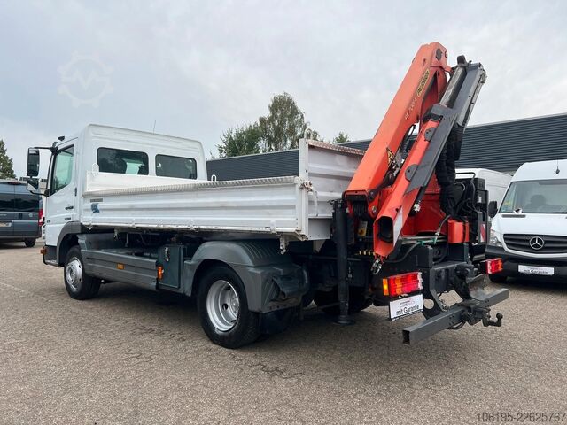 Dreiseitenkipper MERCEDES-BENZ Atego 818 Meiller Kipper Palfinger Kran
