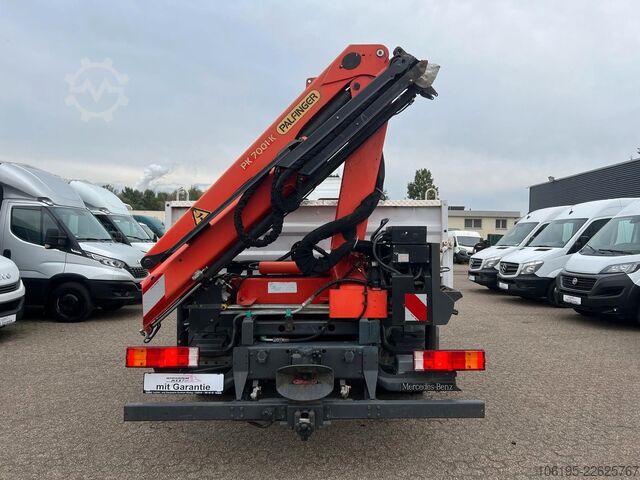 Dreiseitenkipper MERCEDES-BENZ Atego 818 Meiller Kipper Palfinger Kran