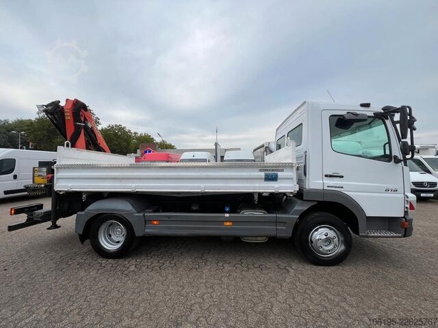 Dreiseitenkipper MERCEDES-BENZ Atego 818 Meiller Kipper Palfinger Kran