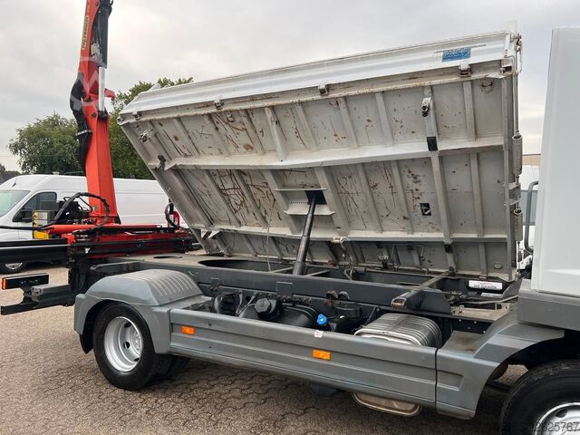 Dreiseitenkipper MERCEDES-BENZ Atego 818 Meiller Kipper Palfinger Kran
