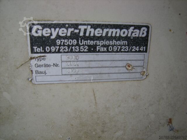 Tipper truck Geyer Thermofaß 3000