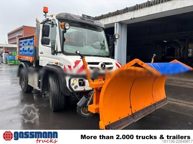 Special purpose truck Unimog U 400 4x4, Kipper, Kommunalhydraulik, VarioPilot,