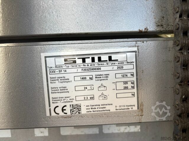 VS-23015 Electric triplex stacker Still 5016mm STILL EXV SF 14