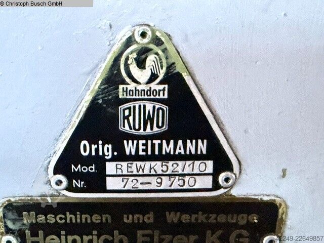 Slotting Machine - Vertical HAHNDORF - RUWO REWK 52/10