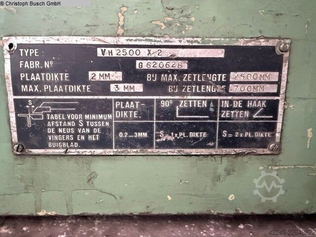 Folding Machine GOSMETA Vh 2500-2
