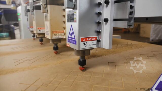 CNC router / milling machine 4 spindles Wattsan M1 1325 S4