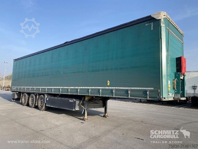Open semitrailer with tarp Schmitz Cargobull Semitrailer Curtainsider Coil