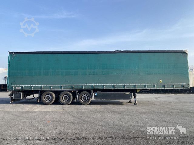 Open semitrailer with tarp Schmitz Cargobull Semitrailer Curtainsider Coil