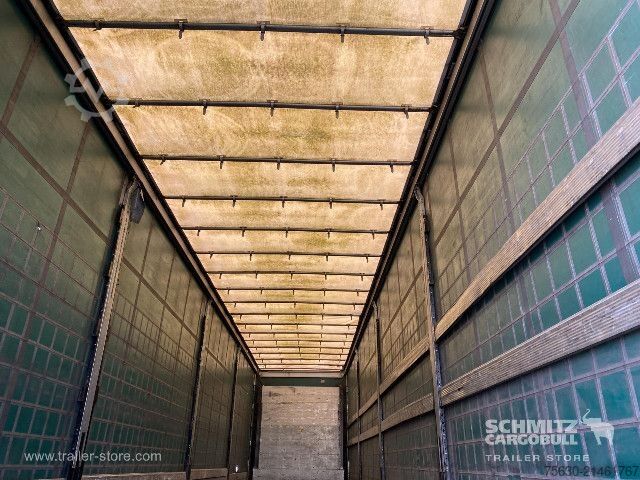 Open semitrailer with tarp Schmitz Cargobull Semitrailer Curtainsider Coil