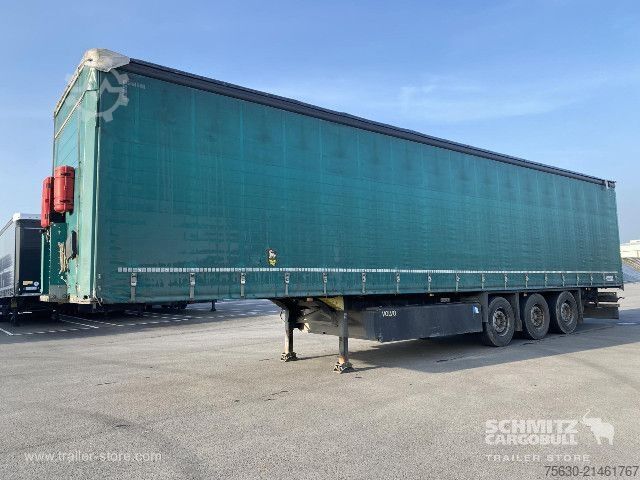 Open semitrailer with tarp Schmitz Cargobull Semitrailer Curtainsider Coil